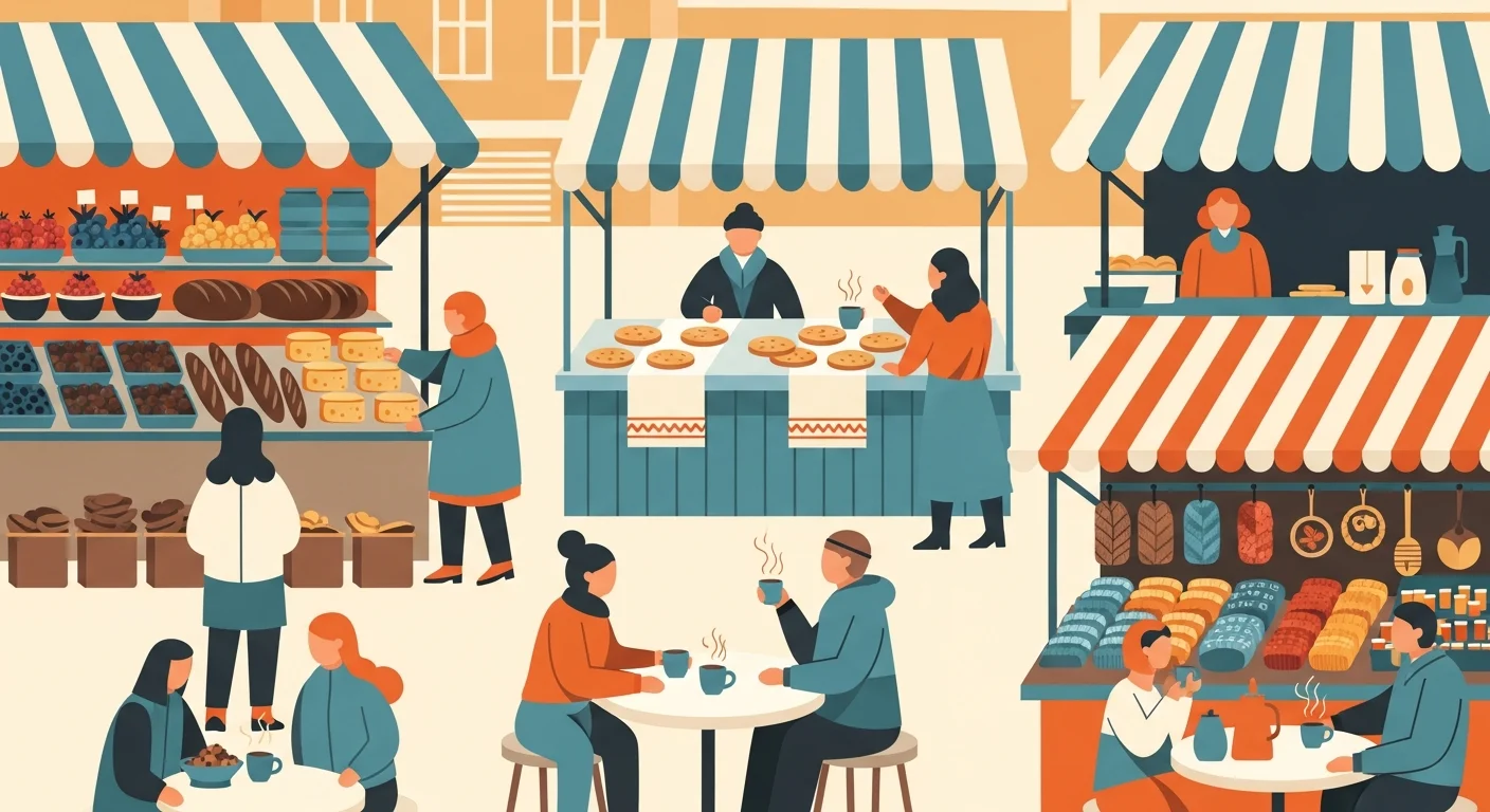 Torilla Tavataan Finnish Market Scene