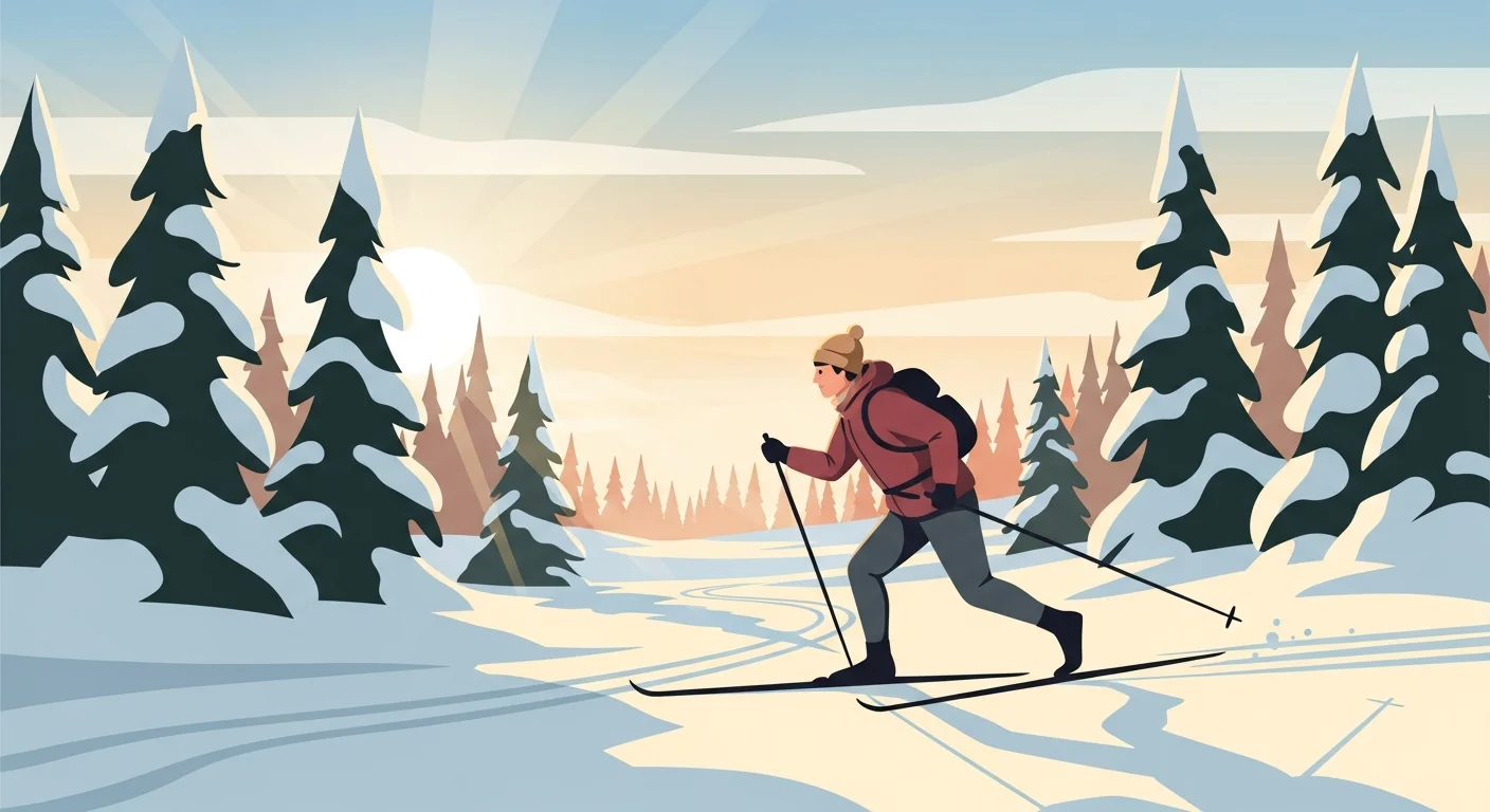 Finnish Sisu: Determined Skier