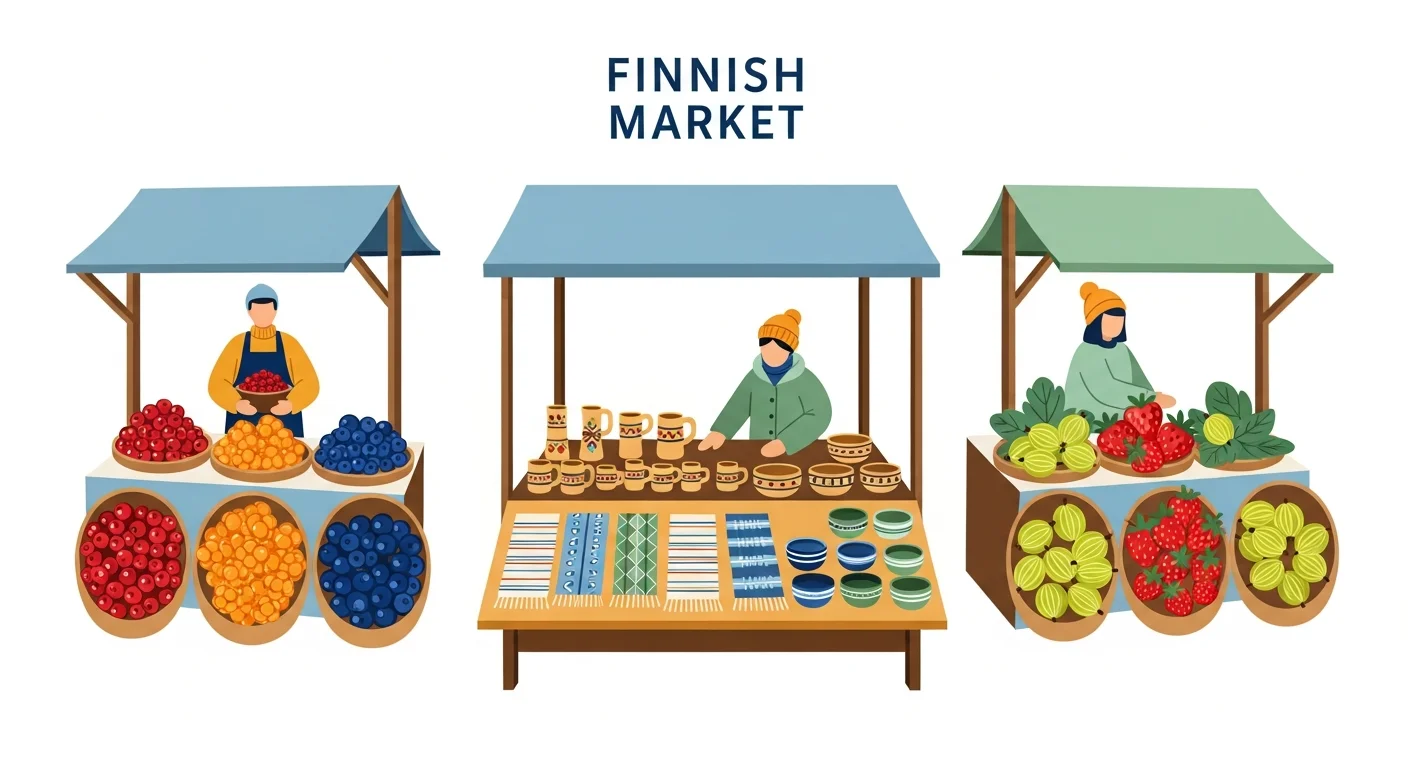 Mitä maksaa - Finnish market scene