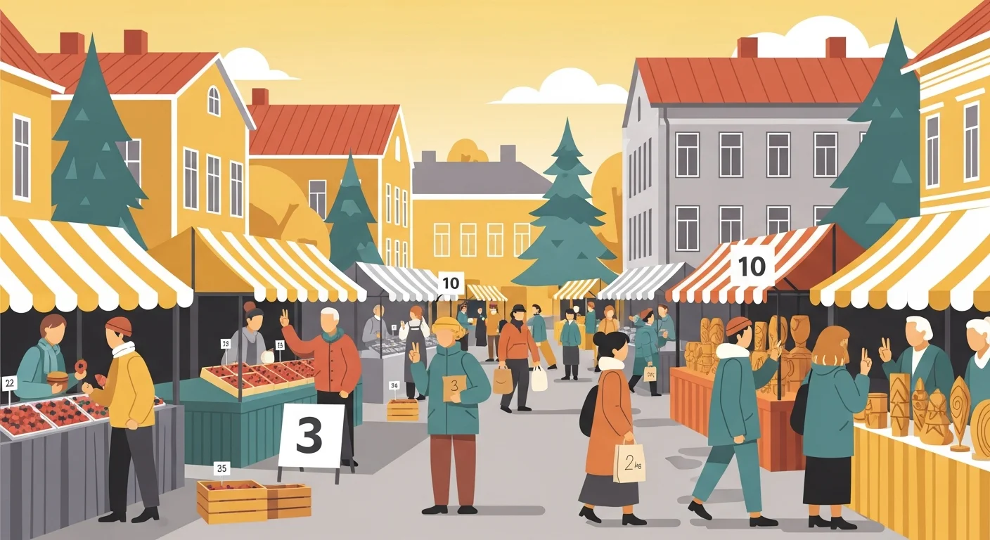 Finnish numbers in everyday situations.